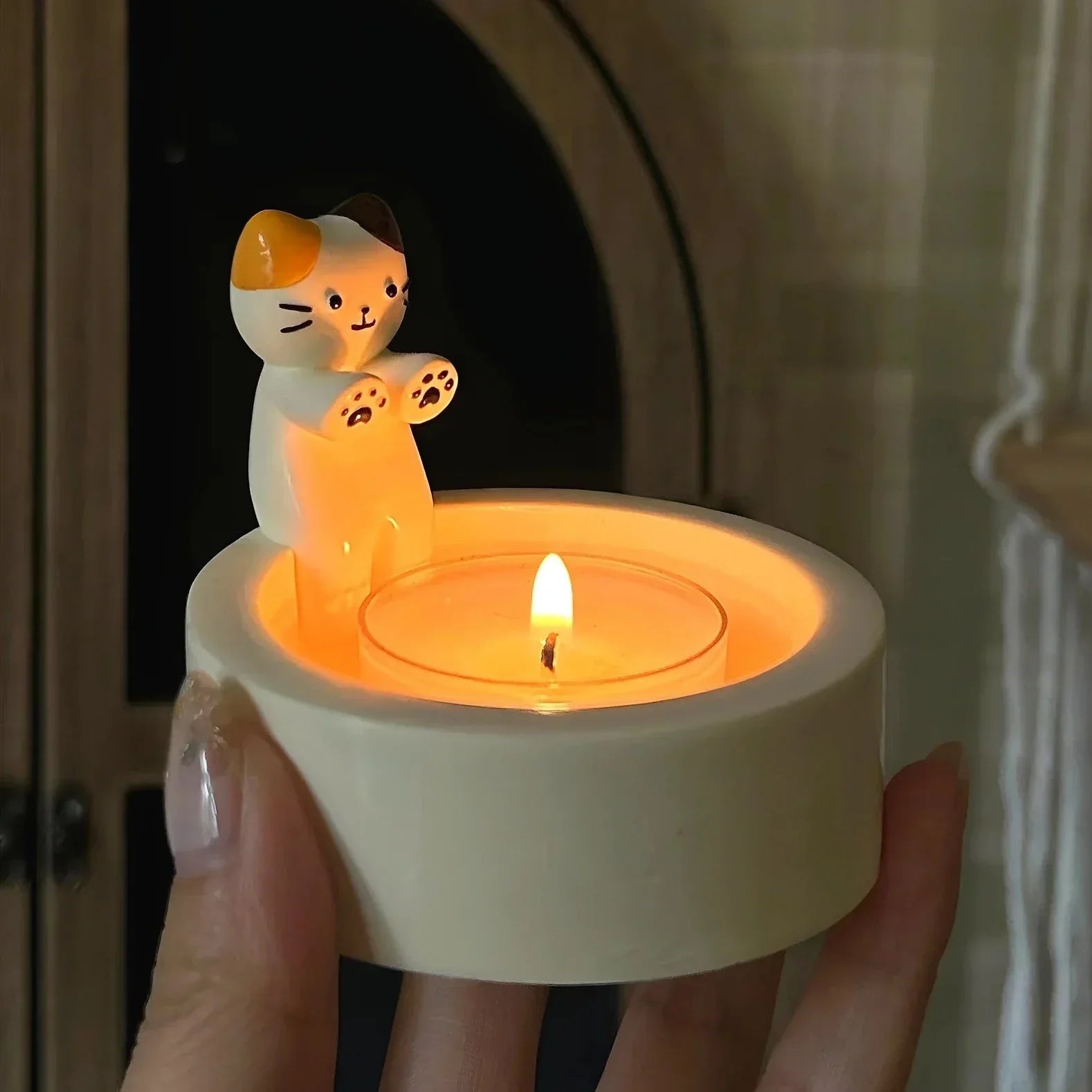 BowLift | Cute Cat Candle Holder