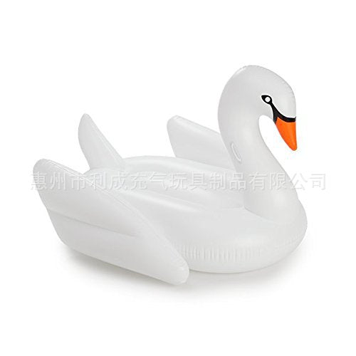 Unisex Inflatable Swimming Animal in the Shape of an Elegant Swan Bowlift