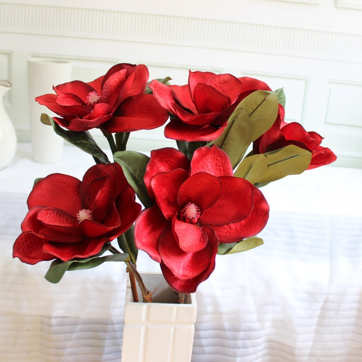 Realistic Magnolia Flower Stem