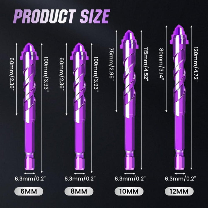 Woyuosn VioletShield Quad-Edge Drill Set Bowlift