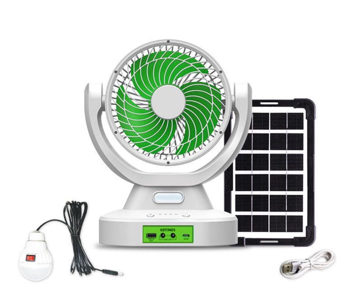 Solar Fan With Multifunction Light | Bowlift