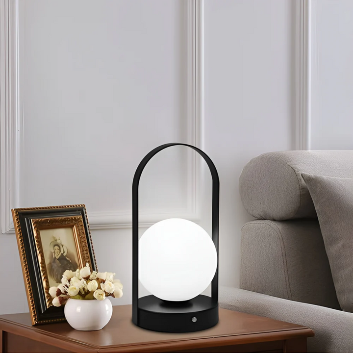AuraLicht Wireless Table Lamp – Rechargeable & Stainless Steel Design Lamp | Bowlift