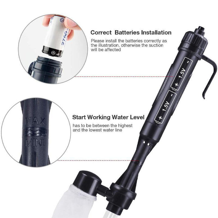 BowLift | Automatic water changer for fish tank electric sand washer