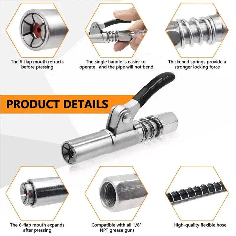 BowLift | Strong Lock on Grease Couplers