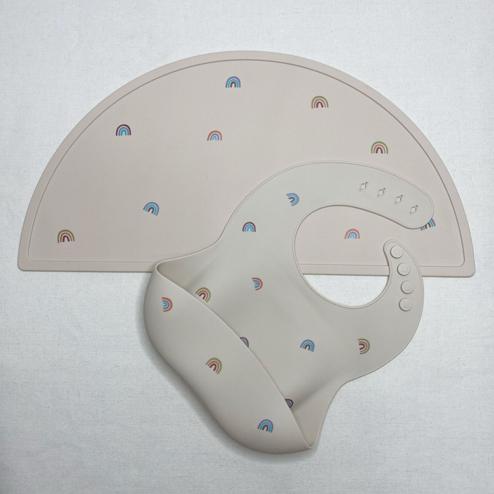 BowLift | Silicone Placemat for Kids – Non-Slip Table Mat in Crescent Shape