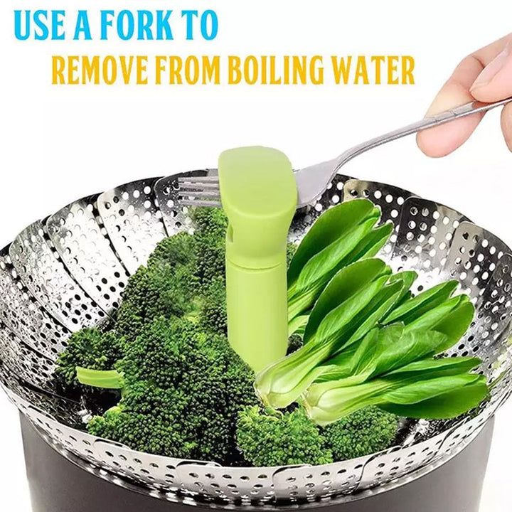 Flower-shaped Steel Folding Steamer | Bowlift