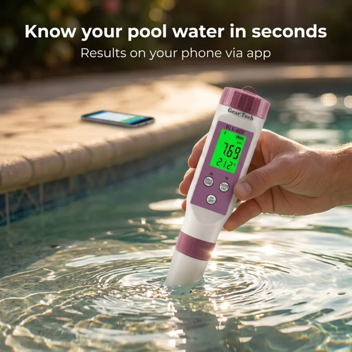 BowLift | Digital Pool Tester – Measuring device for pH and chlorine for easy pH measurement in pool water