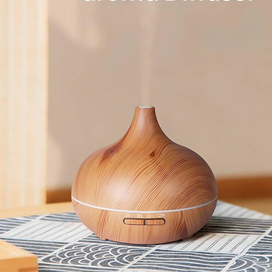ZenAir Essential Oil Diffuser and Humidifier for Aromatherapy | Air Purification and Moisturised Comfort – Ideal for Wellness and Relaxation Bowlift