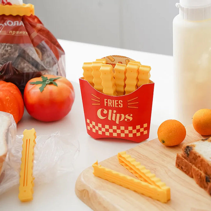 Funny magnetic French fries food closure clip | Bowlift