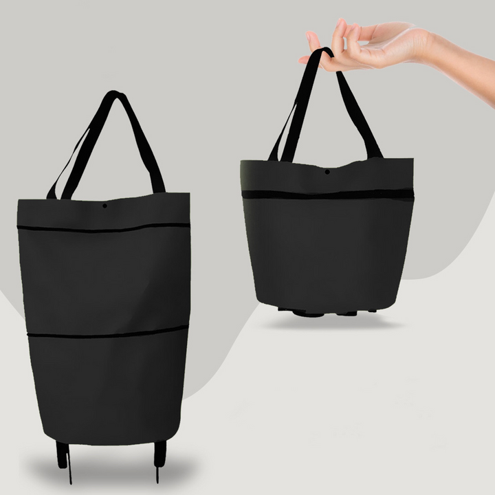 BowLift | 2-in-1 Foldable Shopping Bag with Wheels