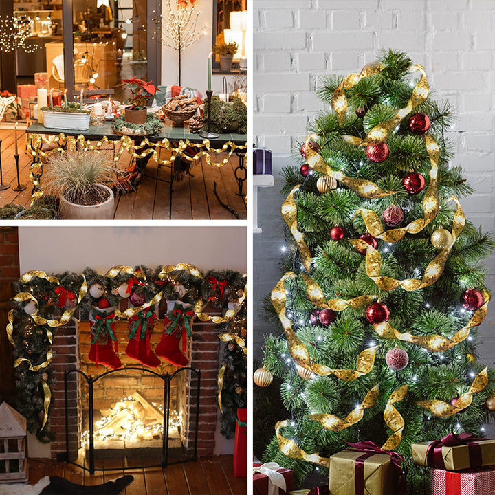 BowLift | Ribbon Christmas tree decorative lights