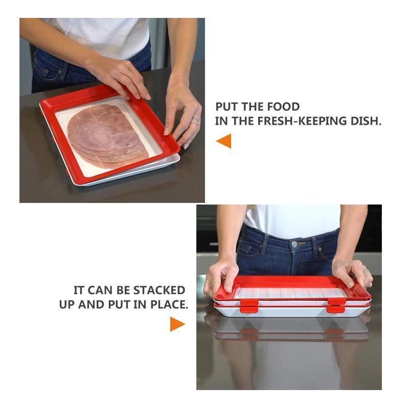 Stackable Vacuum Food Preservation Trays | Bowlift
