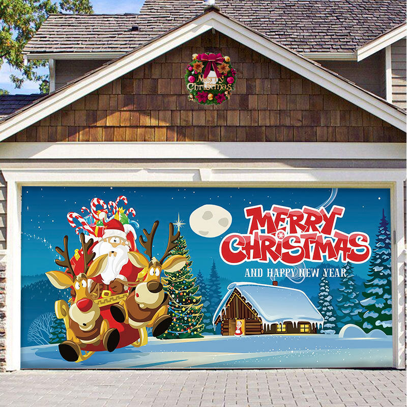 BowLift | Snow Garage Door Banner Ornament
