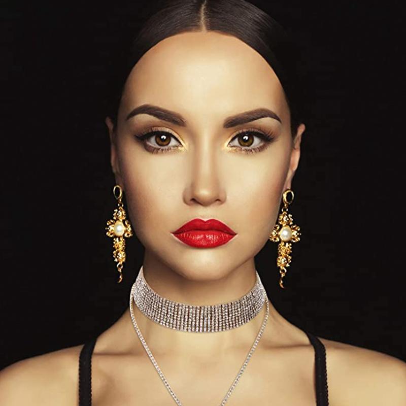 BowLift | Rhinestone Tassel Choker