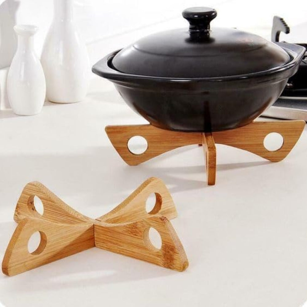 BowLift | Bamboo Pot Stand & Steam Rack