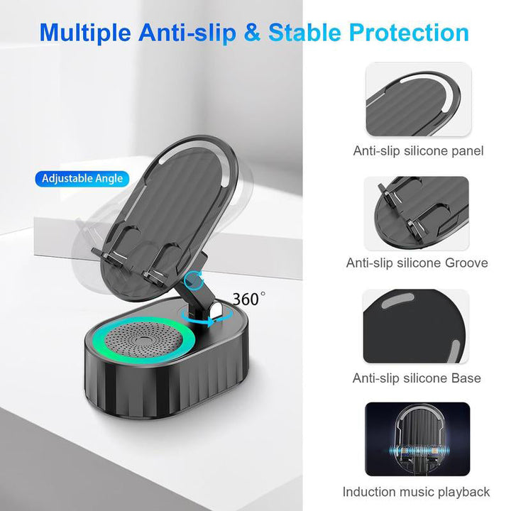 BowLift | Wireless Induction Audio Bluetooth Speaker 5 in 1 Phone Holder