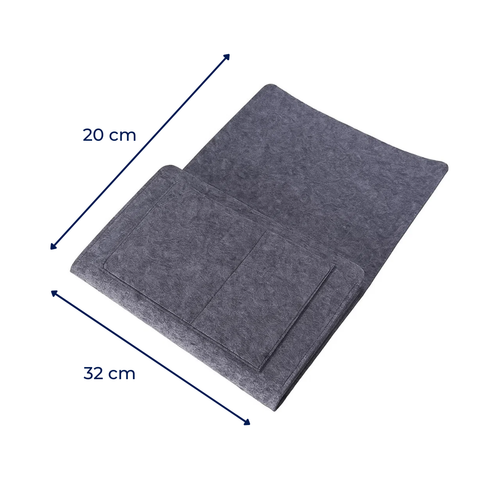 Essentials Within Reach – Thick Felt Durable Material – Save Space Stay Organised & Enjoy Nighttime Comfort Bowlift