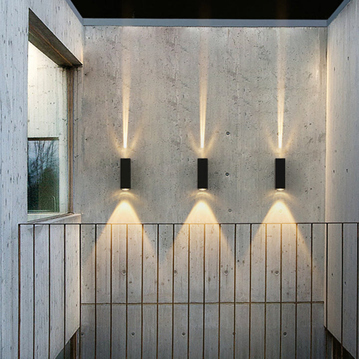 Waterproof Multifunctional Up Down Lighting Spotlight Outdoor Wall Lamps | Bowlift
