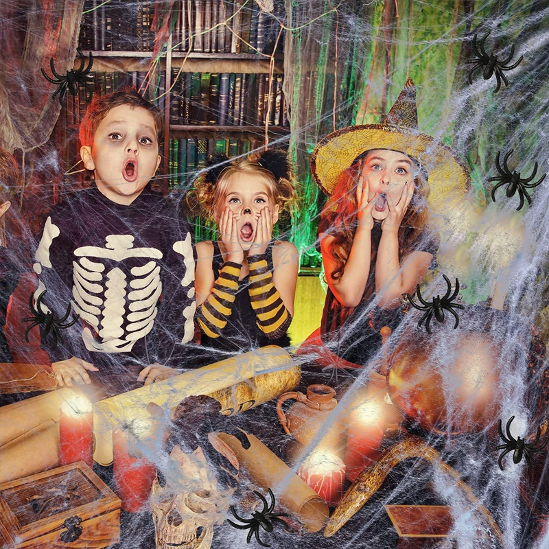 BowLift | Halloween Spider Decorations, stretchable spider web