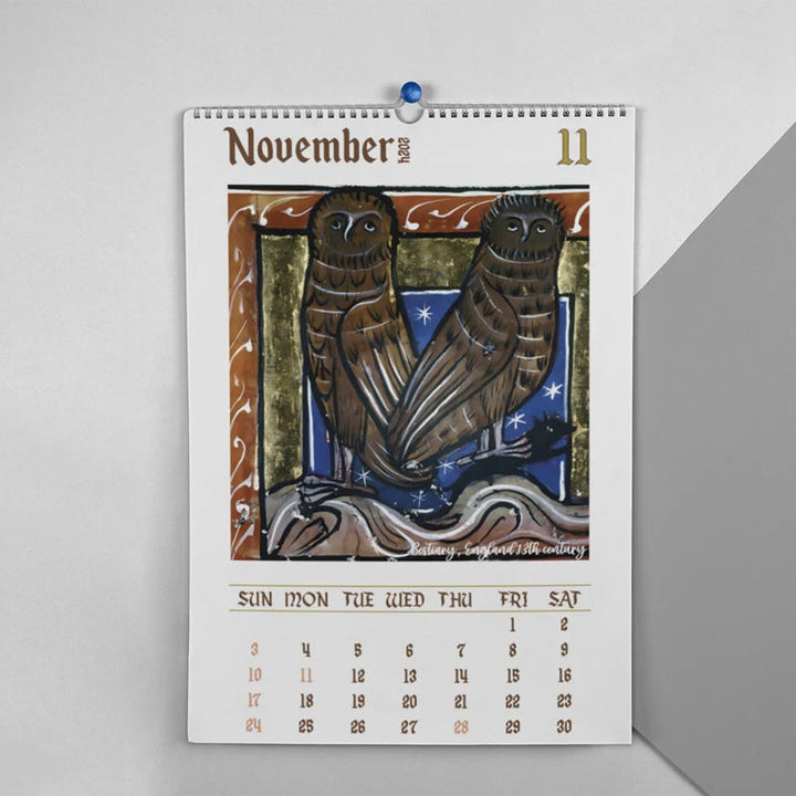 BowLift | Strange medieval owl calendar 2024