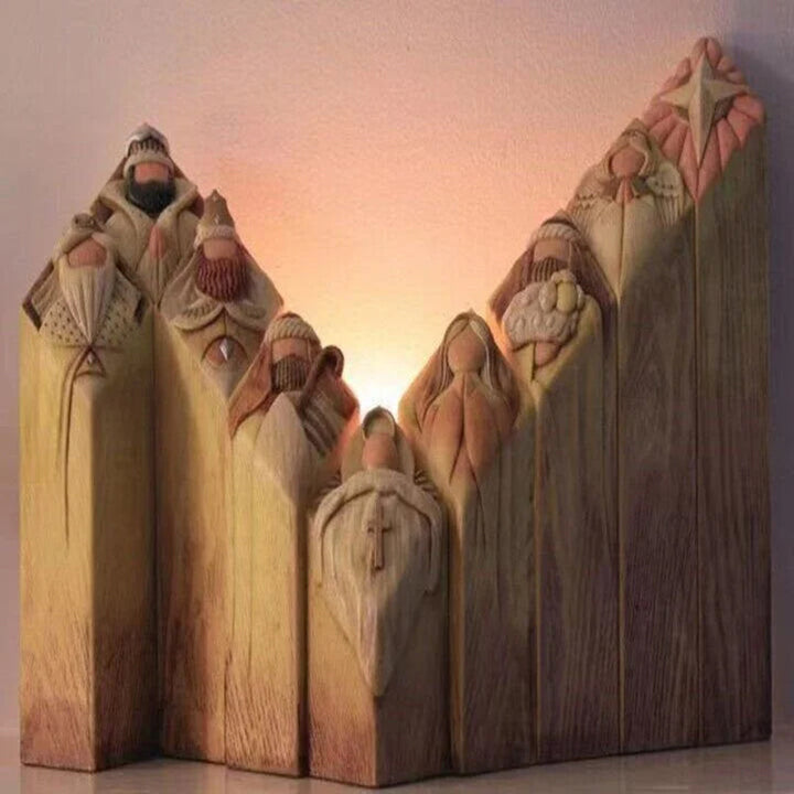 BowLift | Heaven Nativity Tree Pillar Statues