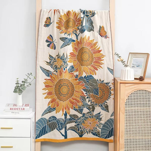BowLift | Savanna Bloom Cotton Bath Towel