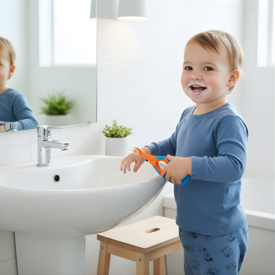 Gentle Clean – Ergonomic Handle – Protects Sensitive Gums – Promotes Independence and Happy Smiles Bowlift