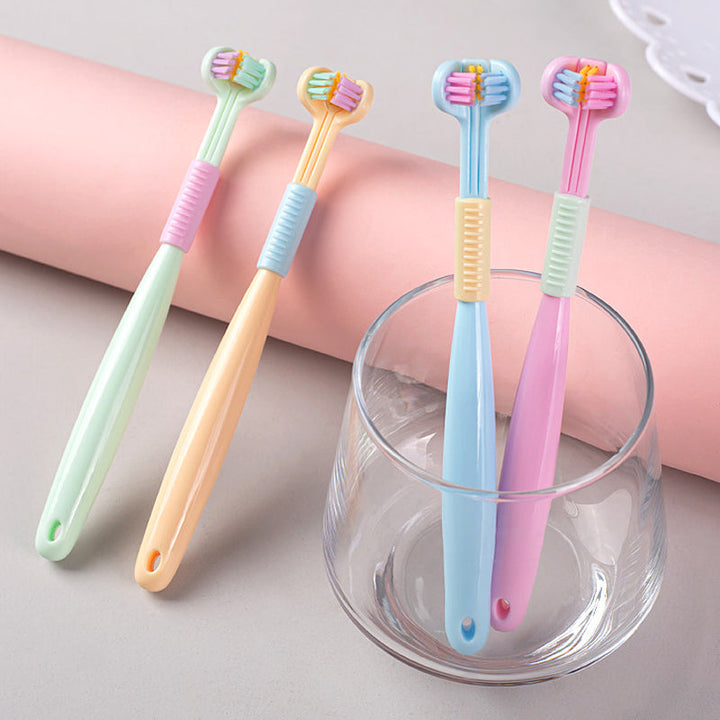 BowLift | Three-sided soft hair toothbrush