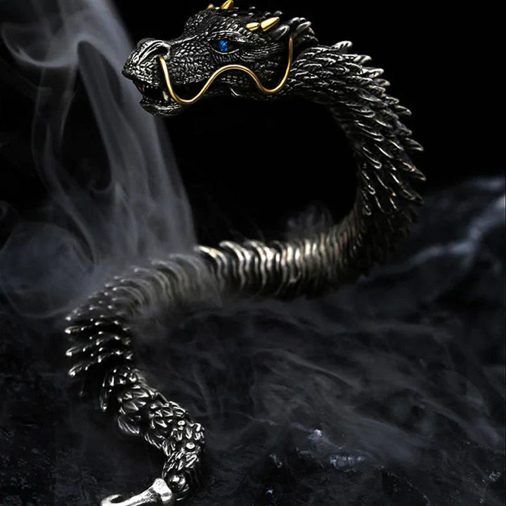 BowLift | Silver Handmade Dragon Chain Bracelet