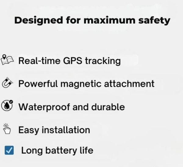 BowLift | GPS Tracker for Motorcycles | Waterproof, Magnetic & No Subscription Required for Global Tracking
