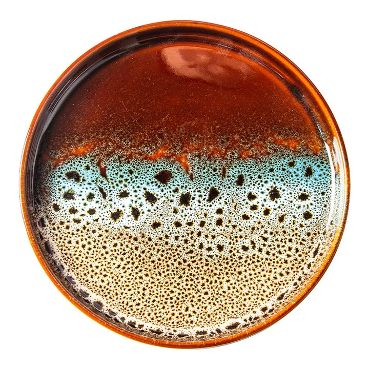 7.5" Ceramic Dumpling Dish Plate Round Tray Dinner Tableware Plate | Bowlift