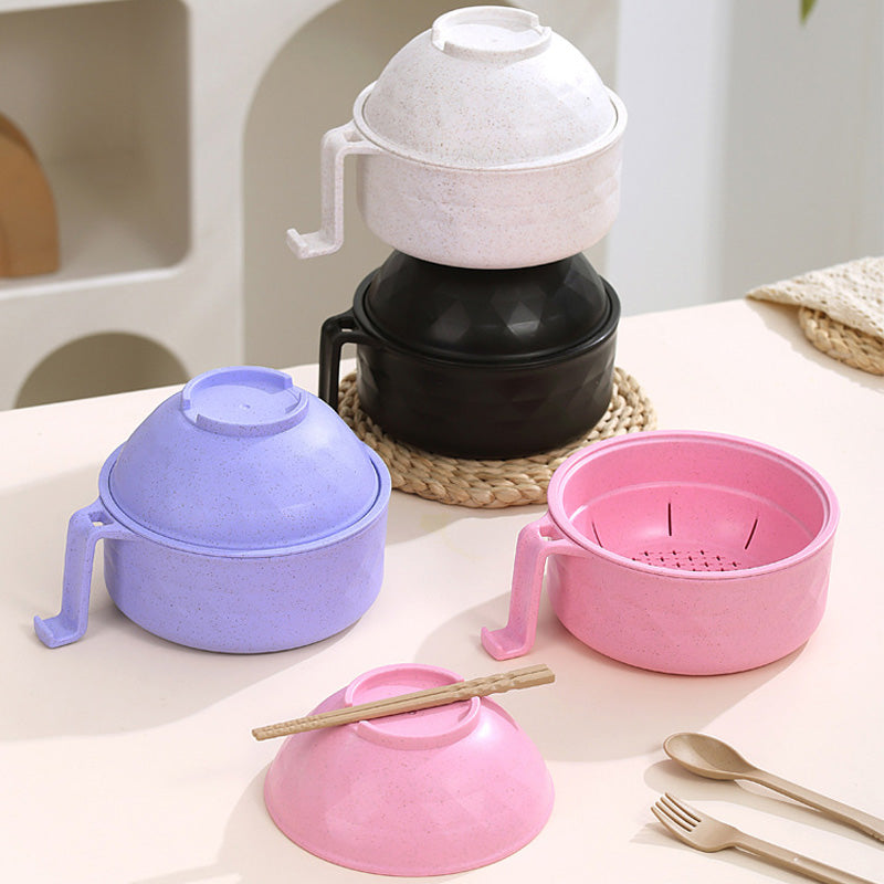 1200ml Microwave Ramen Bowls with with Strainer | Bowlift