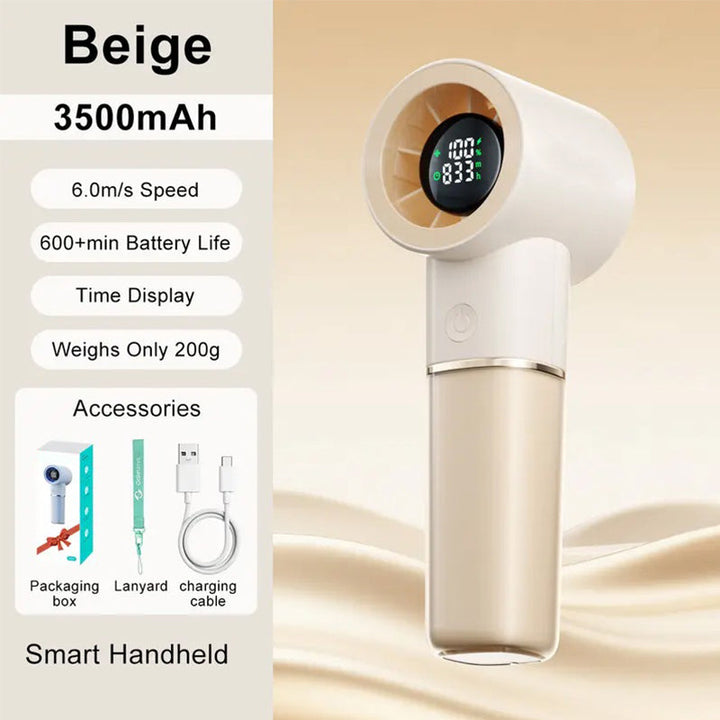 Portable Handheld Rechargeable Personal Cooling Fan | Bowlift