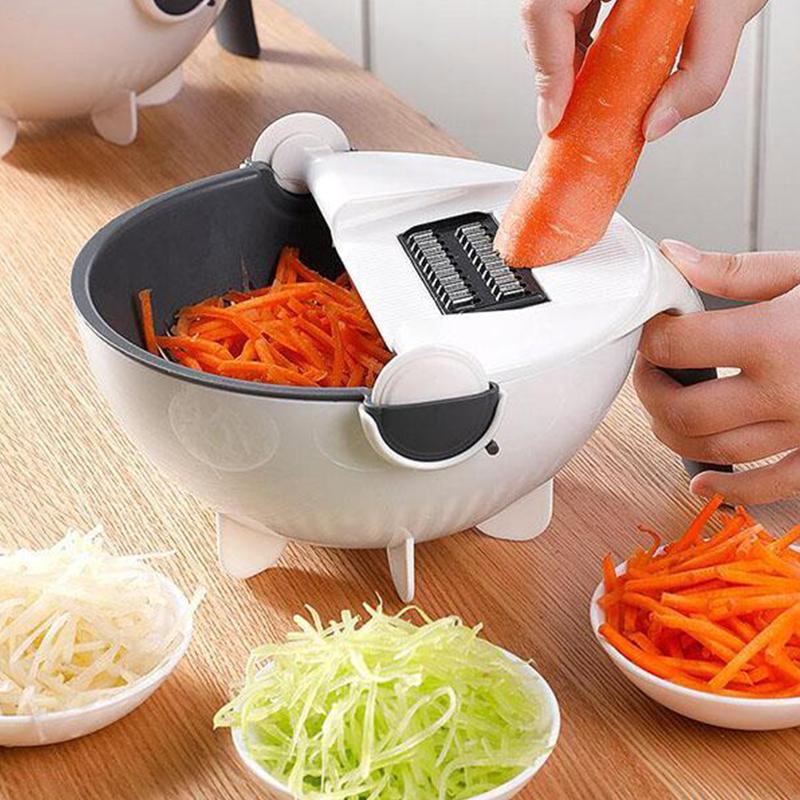 Practical Rotating Vegetable Cutter | Bowlift