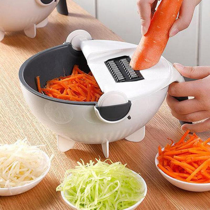 Practical Rotating Vegetable Cutter | Bowlift