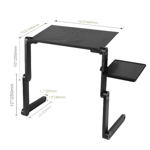 BowLift | No.1 Selling Ergonomic Adjustable Laptop Stand Folding Bed Desk Table