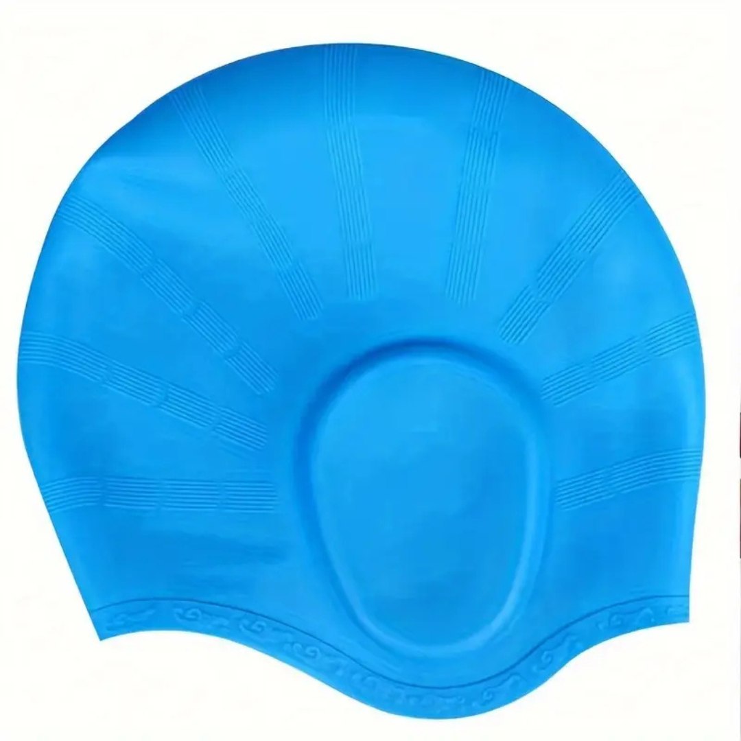 HydroFit – Silicone Swim Cap with Ear Protection