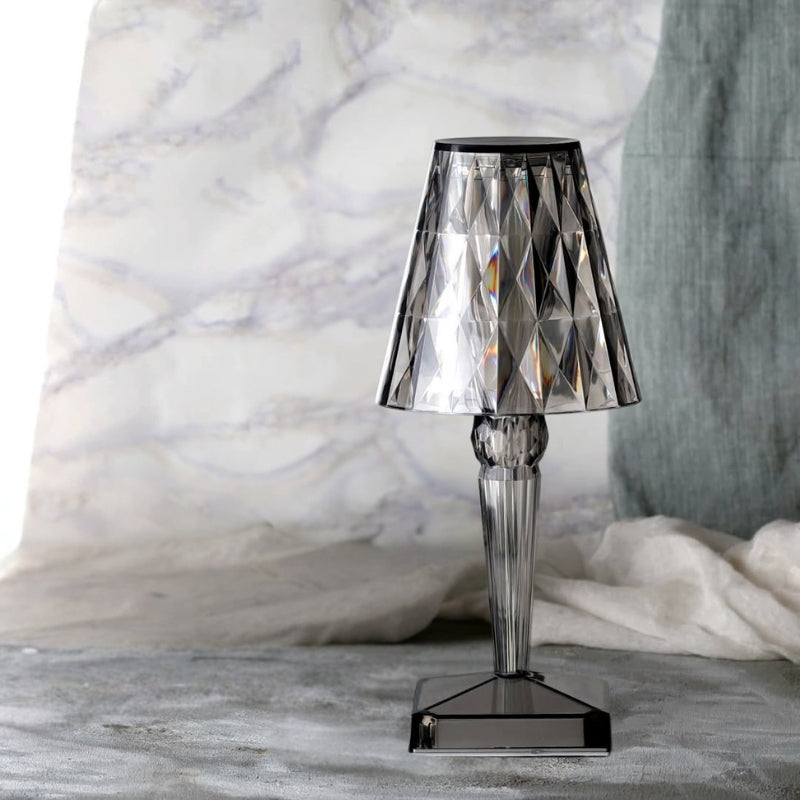 BowLift | Crystal Table Lamp with Touch Control - LumeCrystal