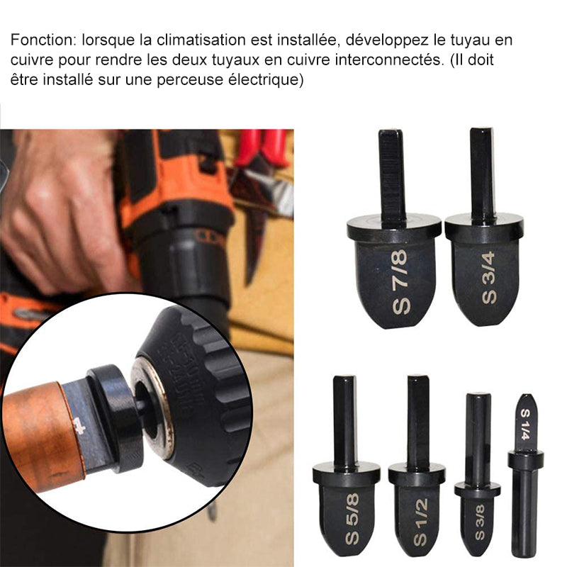 Drill set tool set, 6 pieces | Bowlift