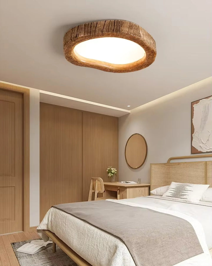 BowLift | Minimalist Wooden Lamp in Japandi Style with Glow Effect