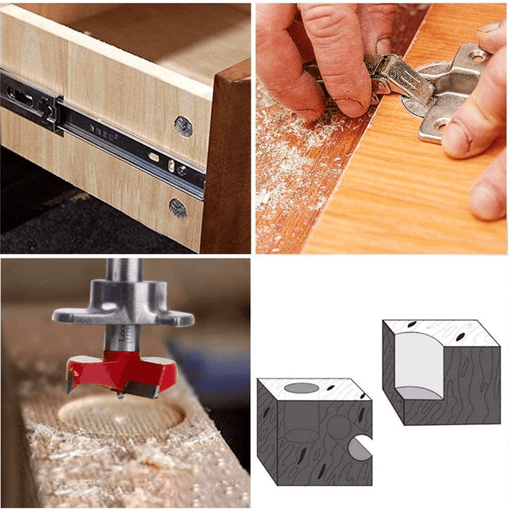 BowLift | Positioning Woodworking Drill Bit Set