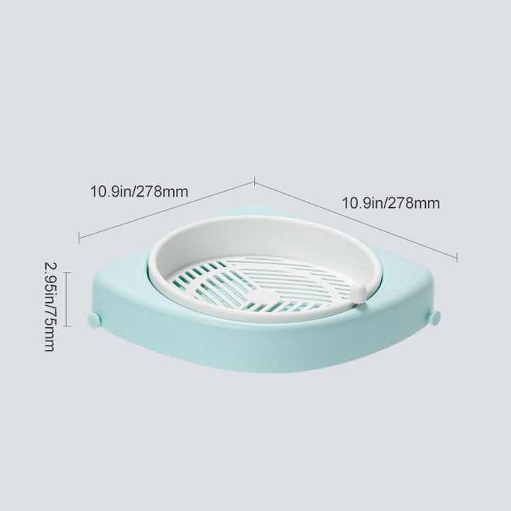 BowLift | Bathroom Corner Rotating Shelf