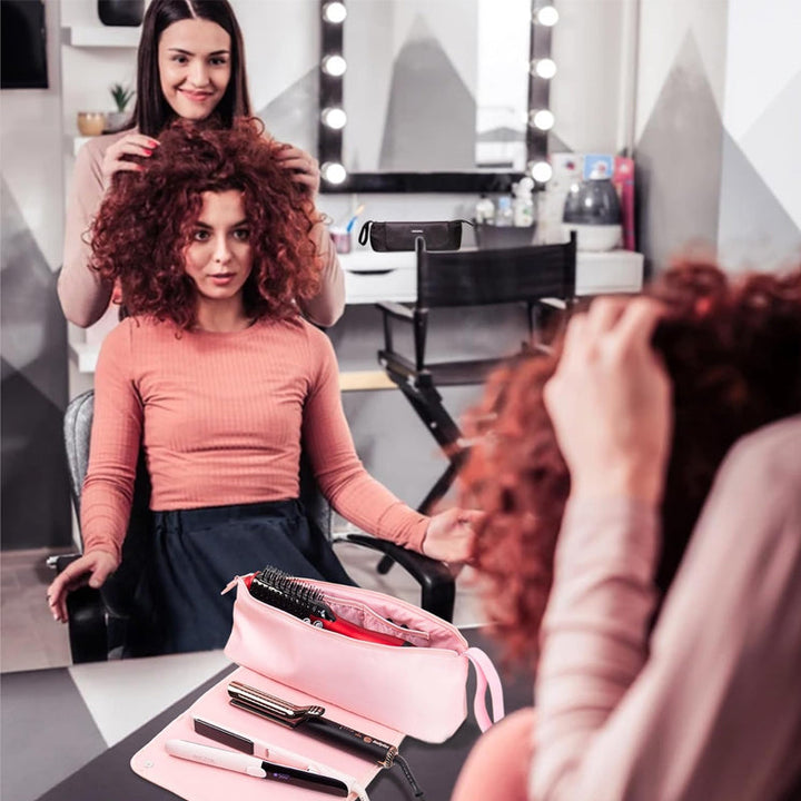 BowLift | Hair tools travel bag and heat-resistant mat