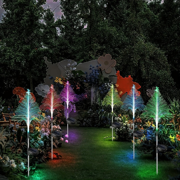 BowLift | LightGarden Solar Set – 3 Color Changing LED Garden Lights on Solar Power