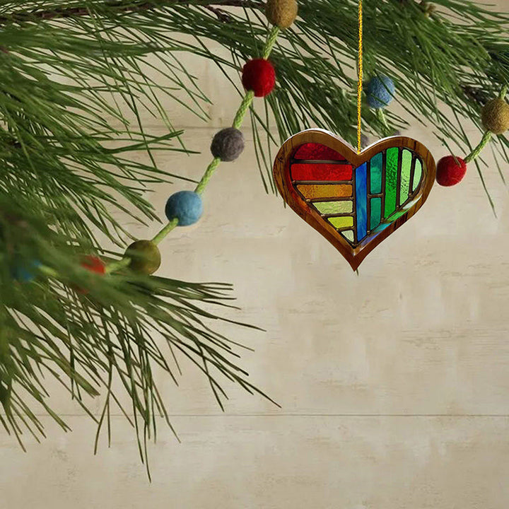 BowLift | Wooden Painted Love Ornaments Home Decoration
