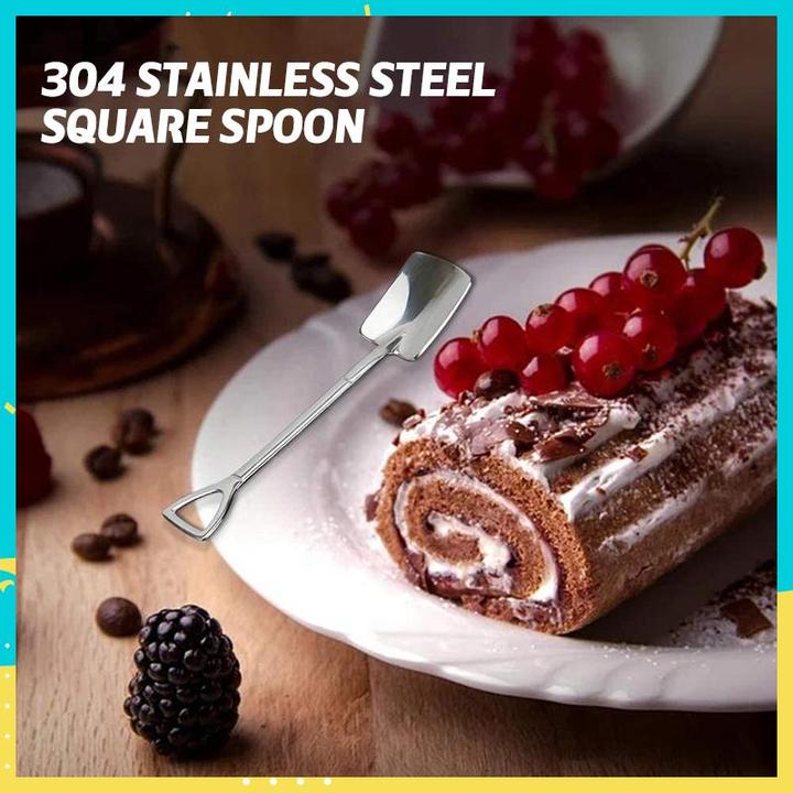 Creative Dessert Ice Cream 304 Stainless Steel Spade Spoon | Bowlift