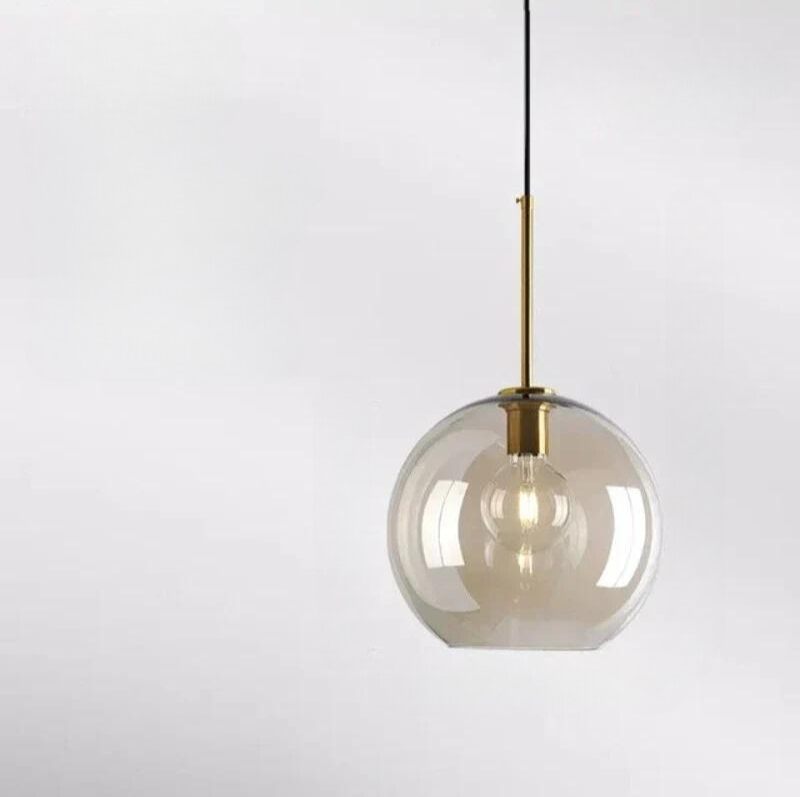 BowLift | NordicGlow – Elegant Scandinavian Glass Pendant Light