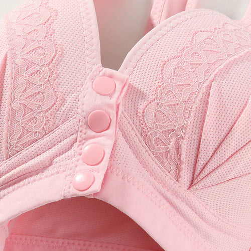 BowLift | Front Button Breathable Skin-Friendly Cotton Bra