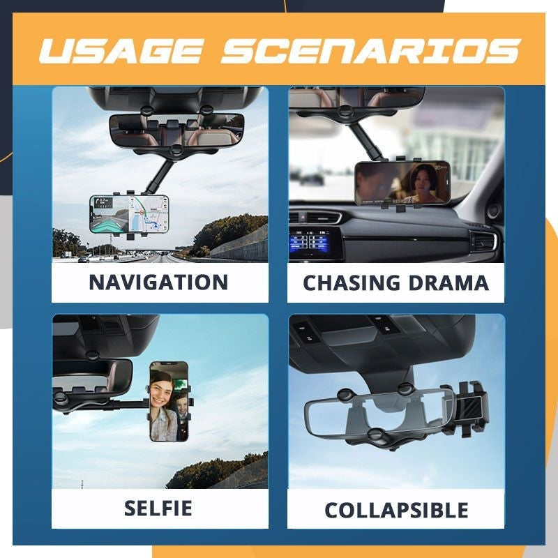 BowLift | Rotatable & Retractable Car Phone Holder