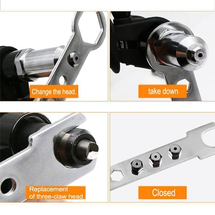 BowLift | Professional Rivet Gun Adapter Kit 🛠With 4 different Nozzle Pins